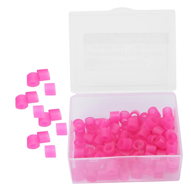 Anillos de código de color dental, 100 piezas anillos de código de color dental de silicona suministros de accesorios para instrumentos de ortodoncia