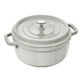 thumbnail image 1 of STAUB La Cocotte Cocotte Ronde en Fonte 5,25 L, Truffe Blanche, 1 of 4