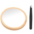 thumbnail image 1 of Portable 30X Magnifying Cosmetic Mirror Suction Cup Tweezers Included Portable Magnifier Makeup Mirror for Travel, 1 of 10