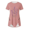 thumbnail image 4 of Women Summer Tops Trendy Blouses for Women Casual Plus Size Plus Size T Shirts Loose Fit, 4 of 5