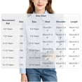 thumbnail image 2 of BaoFuBaoMei Button down Shirt Girls Back to School Cotton Solid Color Long Sleeve Tops Slim Collared Fall Outfits for School Daily Wear Outdoor, 2 of 6