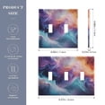 thumbnail image 3 of Dailycode Light Switch Plate Covers 2 Gang Wall Plate Plastics Outlet Covers for Kitchen Home Office Decor Vibrant Colors Swirling Clouds, 3 of 8