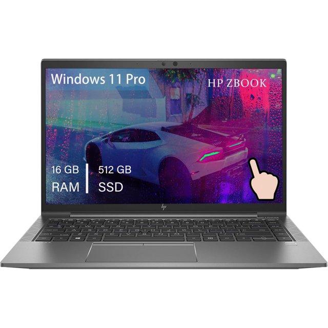 HP ZBook Firefly 14 G7 - Estación de Trabajo portátil, 14 Pulgadas FHD Pantallas táctiles, Core i5-10210U, 16 GB de RAM, 512 GB SSD, Teclado retroiluminado, Windows 11 Pro (reacondicionado)