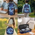 thumbnail image 3 of Pzuqiu Lightning Shark School Backpacks for Teen Boys with Lunch Box Pencil Case Water Bottle Holder Kawaii Daypack Travel School Bag Sport Bookbag for Kids 8-12 Middle School, 3 of 7