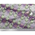 thumbnail image 2 of Soimoi Cotton Duck Fabric Leaves & Magnolia Floral Decor Fabric Printed Yard 42 Inch Wide, 2 of 3