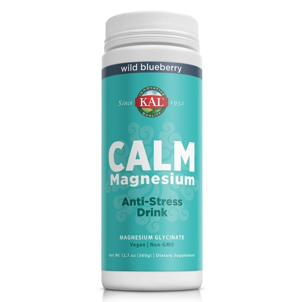 KAL Calm Magnesium AntiStress Drink 325mg Mag Glycinate Calm