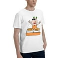 thumbnail image 2 of Little Caesars Men'S Basic Short Sleeve T-Shirt Fashionable White Medium, 2 of 8