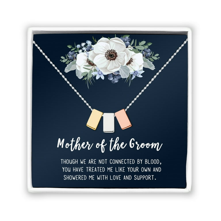 Multi Color Mother's Day Necklace for Mom, Mother of the Groom
