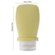 thumbnail image 3 of Botellas vacías de 60 ml para muestras de cosméticos: Set de viaje portátil para champú y gel de ducha,botellas de plástico con tapa abatible y fácil de apretar, 3 of 6