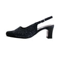 thumbnail image 3 of FLORAL Aida Women's Wide Width Dress Slingback Pumps BLACK 8.5, 3 of 6
