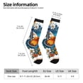 thumbnail image 2 of Fotbe Spring Butterfly Flowers Calcetas Largas con Estampado para Hombre y Mujer – Calcetas de Compresión Transpirables y Elásticas, Viajar y Uso Diario Talla 5-11, 2 of 6