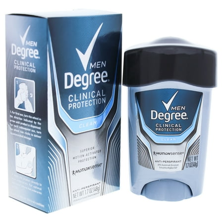 Clinical Protection Clean Anti-Perspirant by Degree for Men - 1.7 oz Deodorant Stick