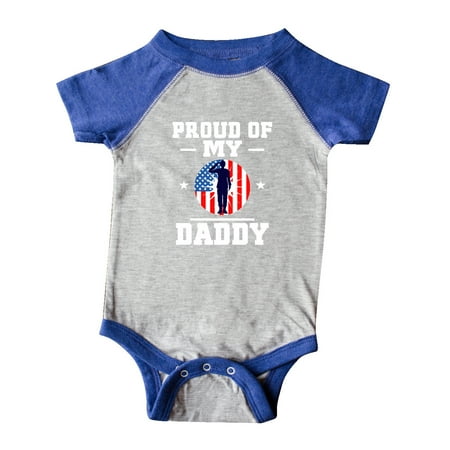 

Inktastic Military Daddy Proud Son Gift Baby Boy or Baby Girl Bodysuit
