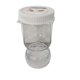 thumbnail image 1 of Reusable Wet and Dry Separation Pickled Jar with Fork - Multipurpose Round Flip Top Jar for Daily Use, 1 of 5