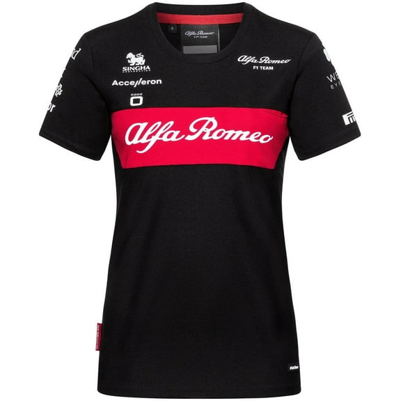 Alfa Romeo Racing F1 Women's Team T-Shirt - Black