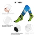 thumbnail image 6 of Bixox Grazing Cows Mountain View Print Compression Socks,Compression Socks Women & Men Circulation for Medical,Running,Athletic, 6 of 7