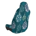 thumbnail image 2 of Wukai whiter Snowflake balloons Full Set Car Seat Covers with Soft Padding Universal Auto Front Seats Protector and Cushion Mat, 2 of 5