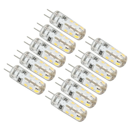 

LED Landscape Light Bulbs 10 Pcs G4 LED Bulbs 1.5W AC220V Bi Pin Base For Garden