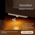 thumbnail image 4 of LED Human Body Induction Lamp USB Charging Wireless Magnetic Night Light Dimmable For Bedroom Closet, Warm White Light, 4 of 5