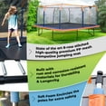 thumbnail image 3 of Machrus Upper Bounce 16 x 16 FT Square Trampoline Set with Premium Top-Ring Enclosure and Safety Pad – Outdoor Trampoline for Kids & Adults– Orange/Blue, 3 of 6