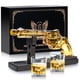 thumbnail image 1 of Set de decantadores Whiskey Gun LUXULISH para hombre con 2 vasos de chupito, 1 of 7