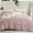 Pink, variant on Plush Bedding Fluffy Long Hair Faux Fur Winter Bedding Warm Cuddly Flannel Duvet Cover Green Pink Size