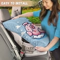 thumbnail image 3 of KUIFORTI Baby Car Seat Sun Cover Cute Pig Car Seat Cover for Baby Carseat Sun Shade Reflective Heat Protector for Keeping Infant Car Seat Cool, 3 of 7