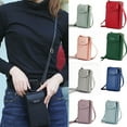 thumbnail image 2 of Women Small Cross-Body Cell Phone Handbag Case Shoulder Bag Pouch Purse Wallet Pu Leather New, 2 of 9