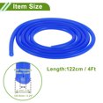 thumbnail image 4 of Ofertas Únicas 4Ft 1/16" 2mm ID 2mm Grosor Manguera de Tubo de Vacío de Silicona Alta Temperatura Línea de Vacío Automotriz 1 Pcs 130PSI Presión Máxima, 4 of 6