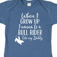 thumbnail image 4 of Inktastic Bull Rider Like Daddy Childs Boys Baby Bodysuit, 4 of 5