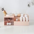thumbnail image 3 of Caja de almacenamiento de cosméticos de escritorio, a prueba de polvo, para guardar pintalabios, caja de escritorio de oficina, caja de acabado tipo cajón de plástico para el hogar, 3 of 6