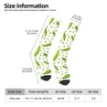 thumbnail image 7 of Knee High Socks for Men and Women, green Peas Althletic Compression Socks, Support Long Tube Socks for Outdoor Sport, Calf Socks, High Stockings for Women Men, 7 of 7