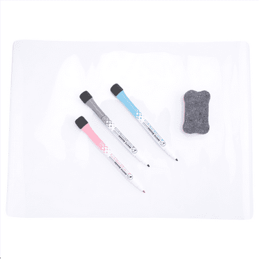 Magnetic Dry Erase Whiteboard Calendar For Refrigerator with 3 Pens and Large Eraser,For Notes Weekly Planning Drawing
