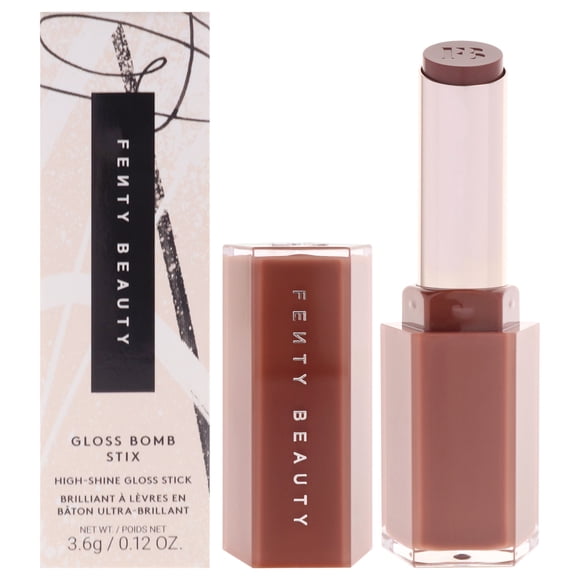 Gloss Bomb Stix Brillant à Lèvres Haute Brillance - 12 Rose Ambre par Fenty Beauty pour Femmes - Rouge à Lèvres 0,12 oz
