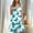 Light Blue(New), variant on PNTUTB Summer Women's Fashion Print Round Neck Sleeveless Loose Comfortable Casual Homewear Nightgown