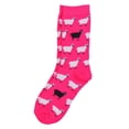 thumbnail image 2 of Women's Comfort Novelty Crew Socks, Black Sheep, 1 Pair, 2 of 2