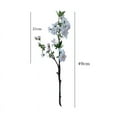 thumbnail image 4 of Silk Cherry Blossom Branches, 2PCS 19in Artificial Flowers Cherry Blossom Tree Stems, Long Stems Fake Flowers  Floral Arrangements for Home Table Wedding Japanese Decor, 4 of 4
