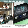 thumbnail image 4 of KRKZ 2-Pack Pull-Out Metal Organizers - Black Under Sink Storage Bins, 17x9x3in for Kitchen/Bathroom Cabinets, 4 of 10