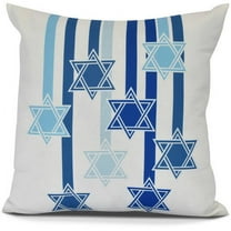 Shooting Stars Geometric Print Pillow