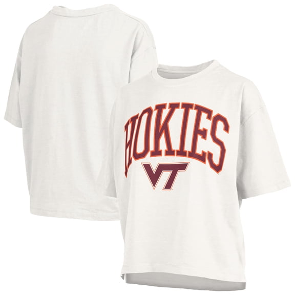 Women's Pressbox White Virginia Tech Hokies Nelson T-Shirt