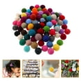 thumbnail image 2 of 100 unids Bolas de fieltro de lana DIY Hecho a mano Bolas de fieltro Ropa Decoración DIY MATERIALES, 2 of 6