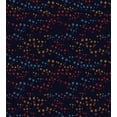 thumbnail image 3 of Dark Blue Duvet Cover Set, Vibrant Colorful Stars and Flowers in the Dark Space Spring Inflorescence, Decorative 3 Piece Bedding Set with 2 Pillow Shams, King Size, Multicolor, by Ambesonne, 3 of 3