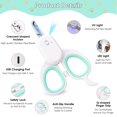 thumbnail image 3 of Oazouf Cat Nail Clipper with LED and UV Light, Pet Claw Trimmer with Safe Lock for Cats Dogs Rabbits Birds Small Animals, Green, 3 of 10