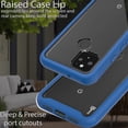 thumbnail image 5 of CoverON Google Pixel 5 Case, Military Grade Full Body Rugged Slim Fit Clear Phone Cover, Navy Blue, 5 of 9