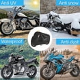 thumbnail image 4 of Funda impermeable para motocicleta, negra, 200 x 90 x 100 cm, 4 of 4