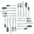 thumbnail image 5 of MegaChef Gibbous 20 Piece Flatware Utensil Set, Stainless Steel Silverware Metal Service for 4 in Silver, 5 of 6