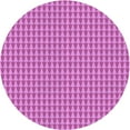 thumbnail image 1 of Ahgly Company Indoor Round Patterned Violet Purple Area Rugs, 8' Round, 1 of 6