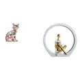 thumbnail image 1 of Encantadora Escultura De Gato Y Niña, Figura Artística De Animal Y Mujer, Adorno Para Chimenea, Mesa, Centro De Mesa, Dormitorio, Estantería, Decoración, Regalo., 1 of 8