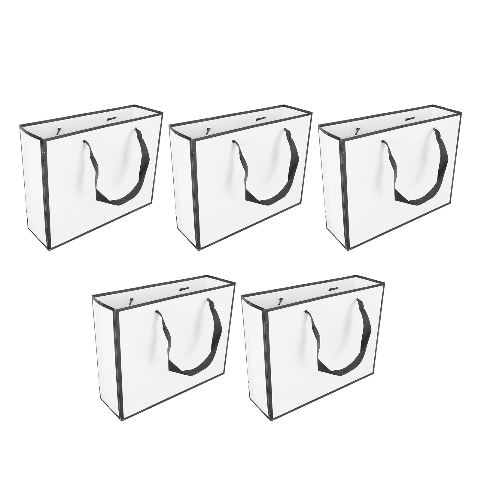 Paper Bags, Gift Bag 5pcs Fashion With Wider Handle For Party For