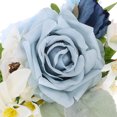 thumbnail image 3 of WEUVEB Floral Para Pastel Con Flores Artificiales De Satén Y PU Para Eventos Especiales, 3 of 6